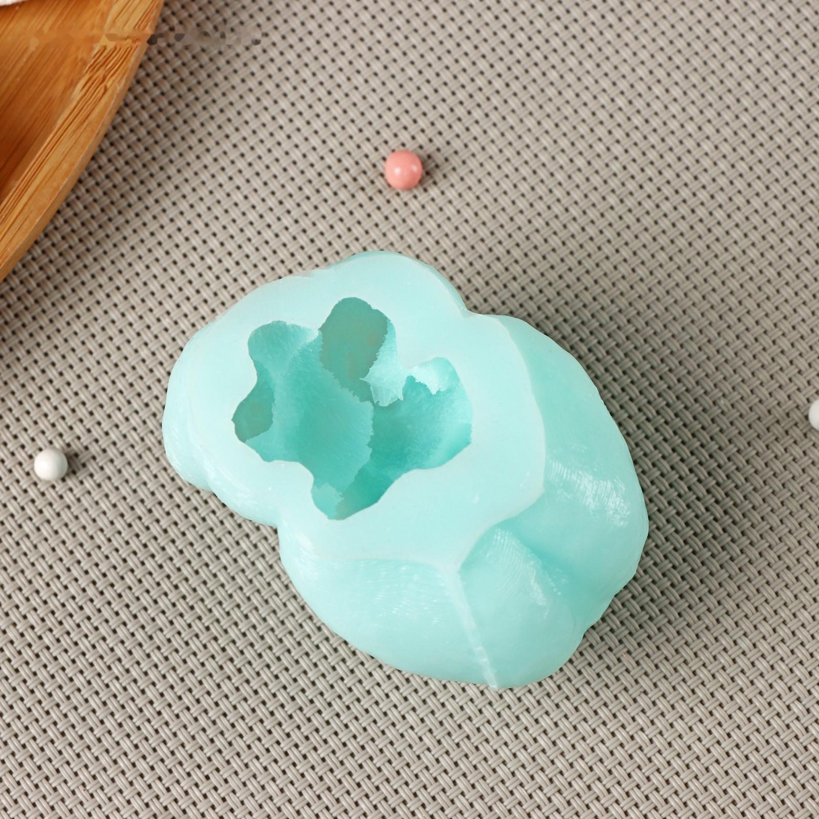 Силиконовая форма «Лапочка зайка», 6×4,1×3,6 см, цвет бирюзовый