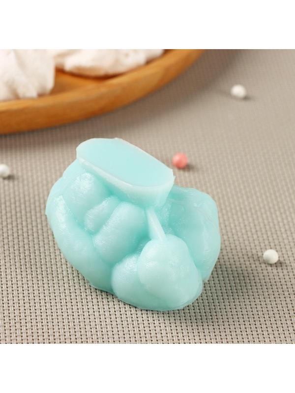 Силиконовая форма «Лапочка зайка», 6×4,1×3,6 см, цвет бирюзовый