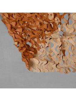 Сетка маскировочная, 3 × 2 м, бежево-оранжевая, «Лайт»