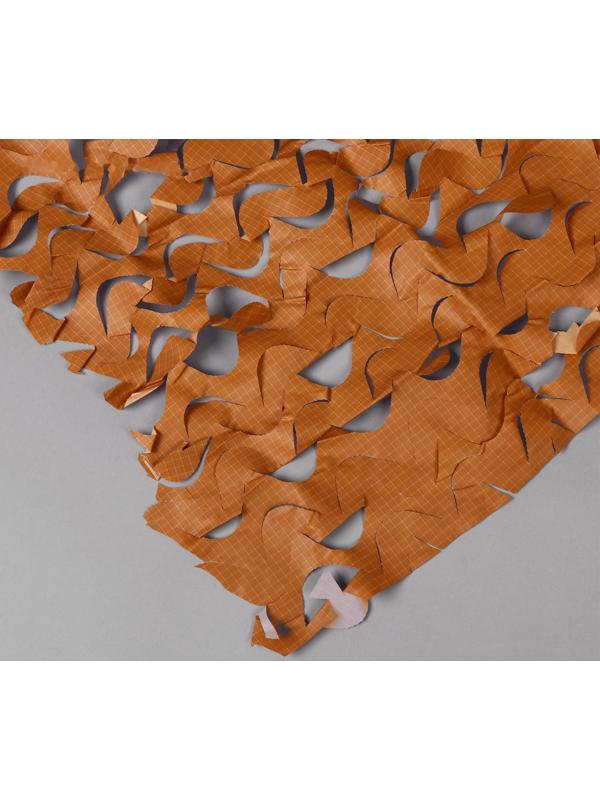 Сетка маскировочная, 3 × 2 м, бежево-оранжевая, «Лайт»