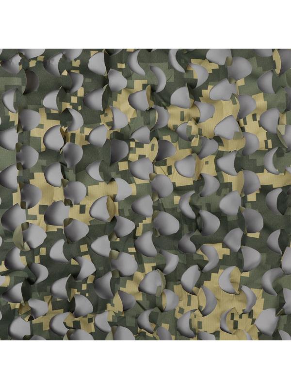 Сетка маскировочная, 6 × 2,2 м, зелёно-серая, «Пейзаж Полынь»