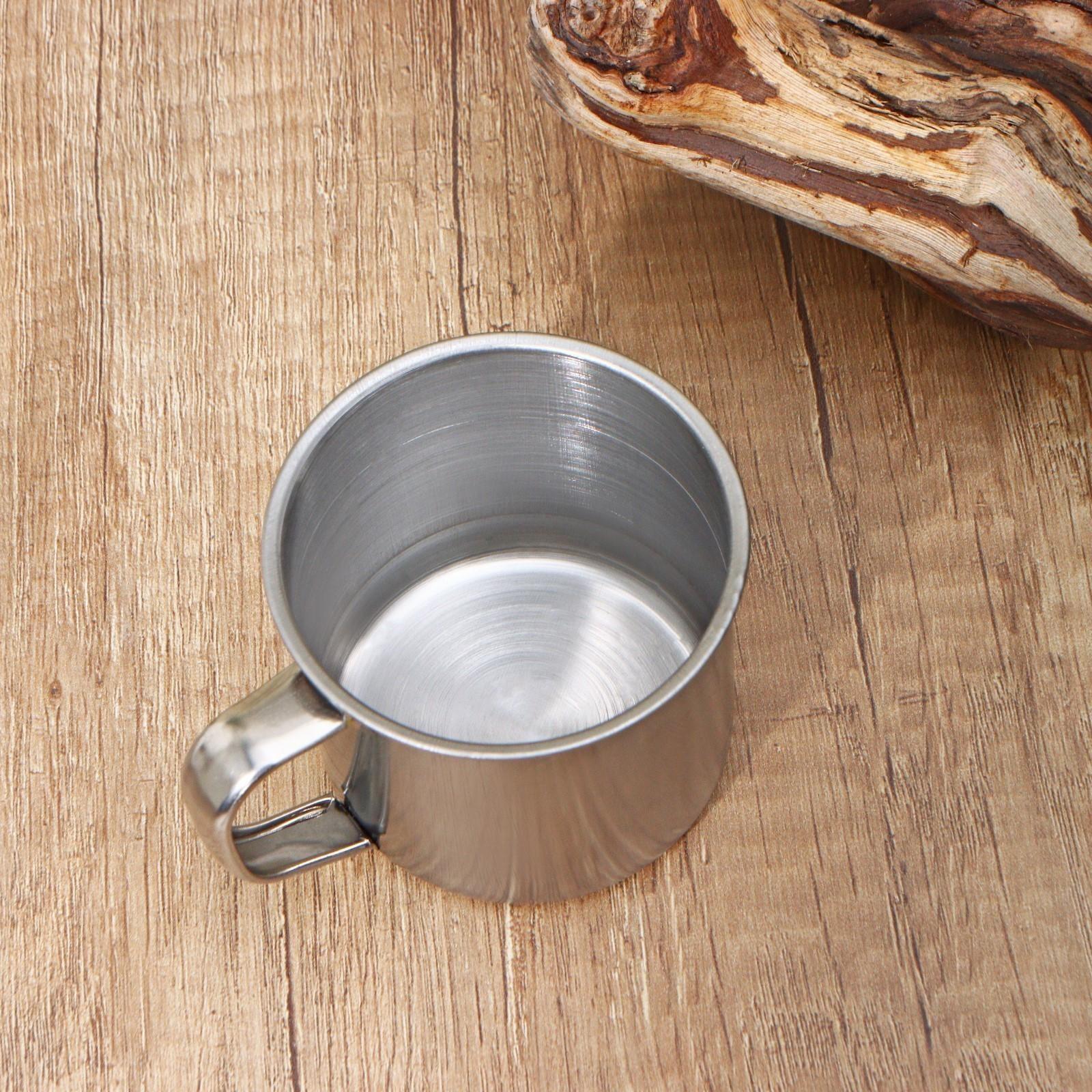 Кружка из нержавеющей стали «Мэйли», 150 мл, d=6,7 см