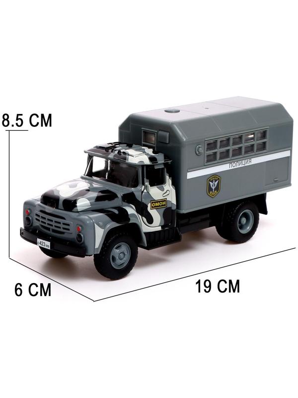 Грузовик инерционный «ЗИЛ. Полиция», масштаб 1:34, свет и звук