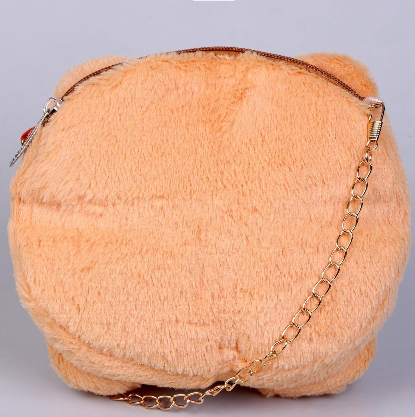 Сумка детская меховая «Лисенок», 15,5х12,7х4 см