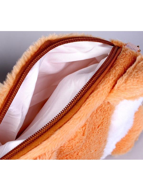 Сумка детская меховая «Лисенок», 15,5х12,7х4 см