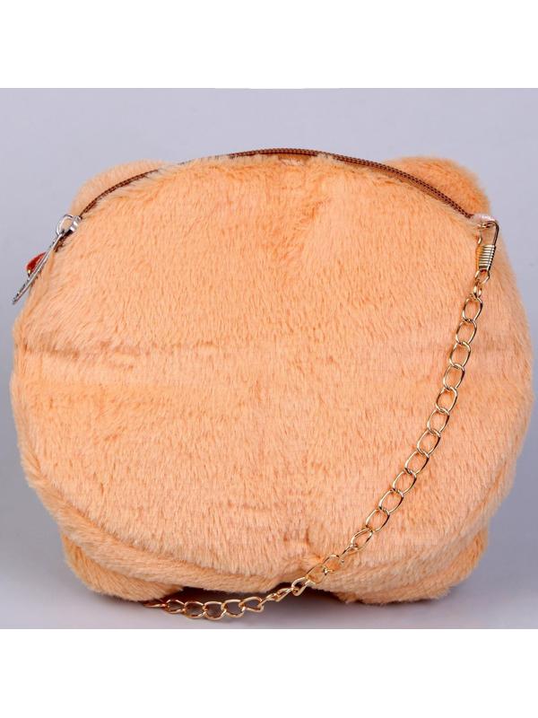 Сумка детская меховая «Лисенок», 15,5х12,7х4 см