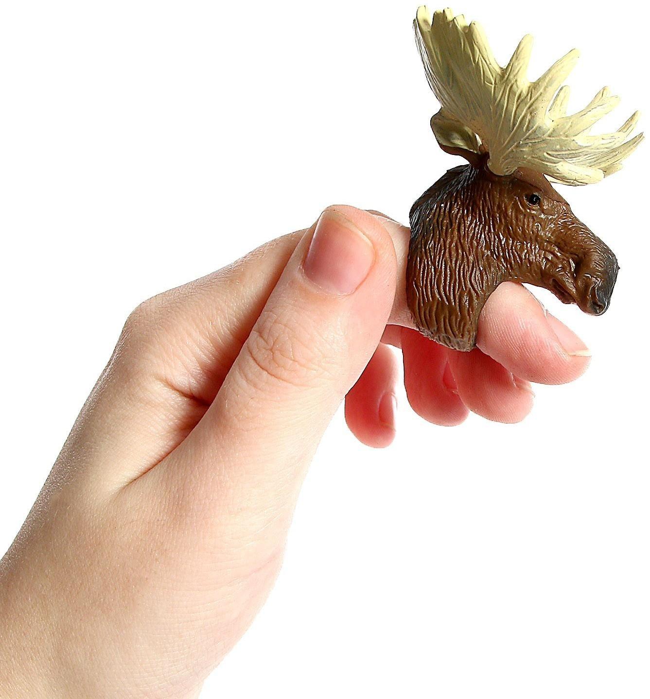 Набор колец-животных «Дикая природа», 2 шт., МИКС