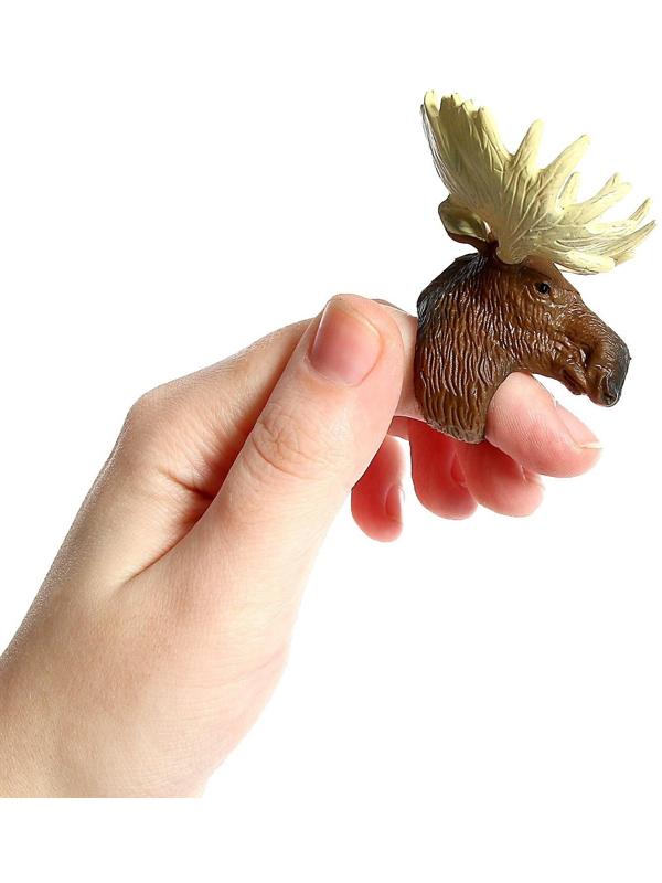 Набор колец-животных «Дикая природа», 2 шт., МИКС