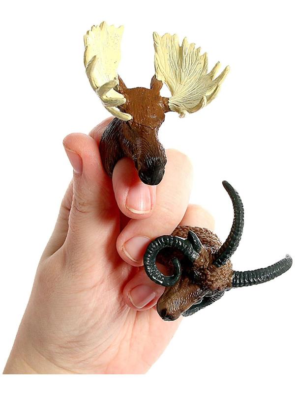 Набор колец-животных «Дикая природа», 2 шт., МИКС