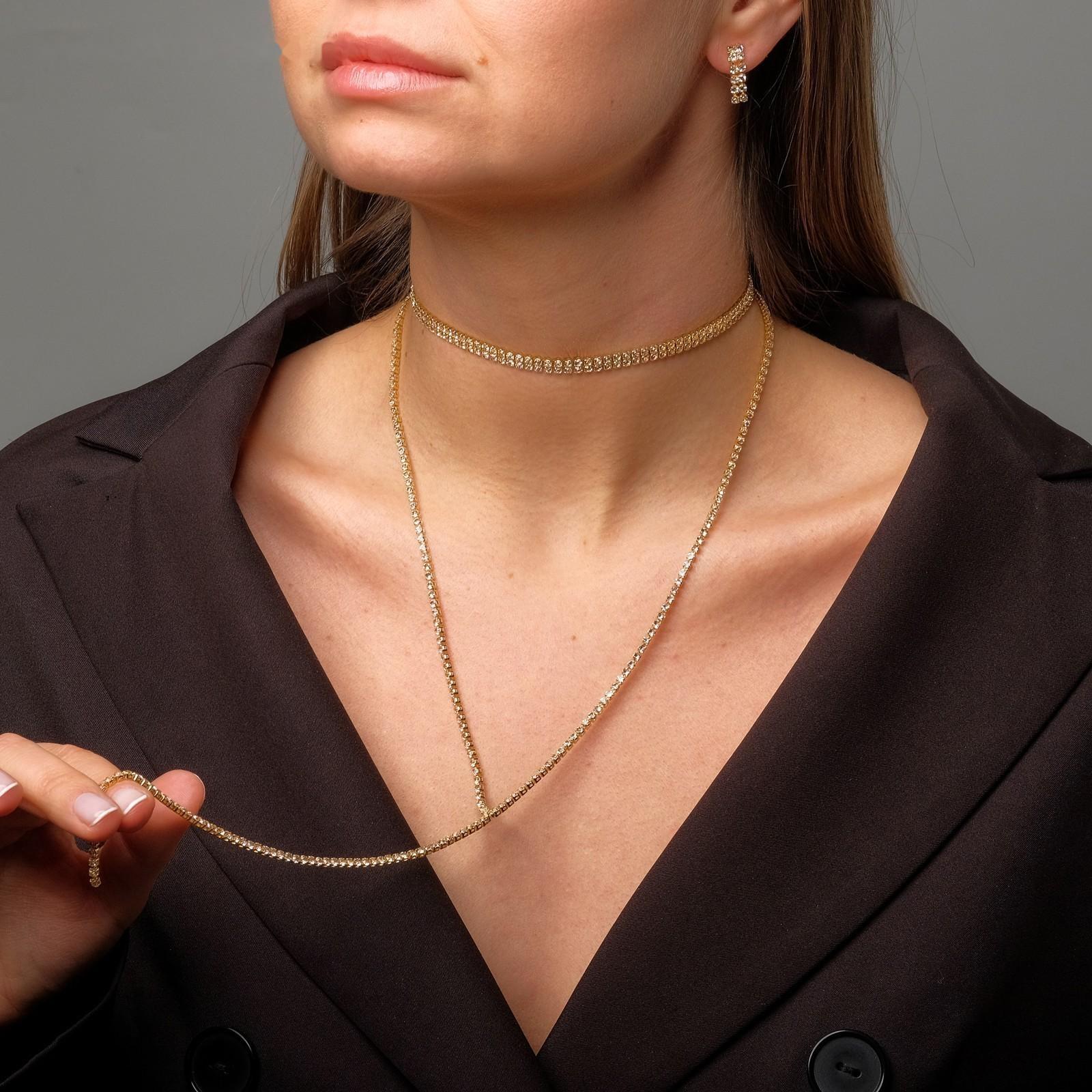 Набор 2 предмета: серьги,  чокер 