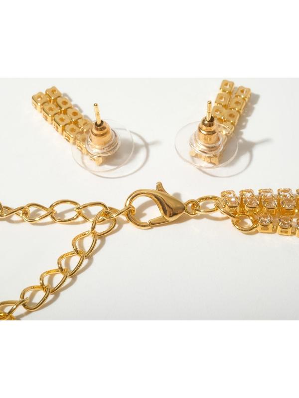 Набор 2 предмета: серьги,  чокер 