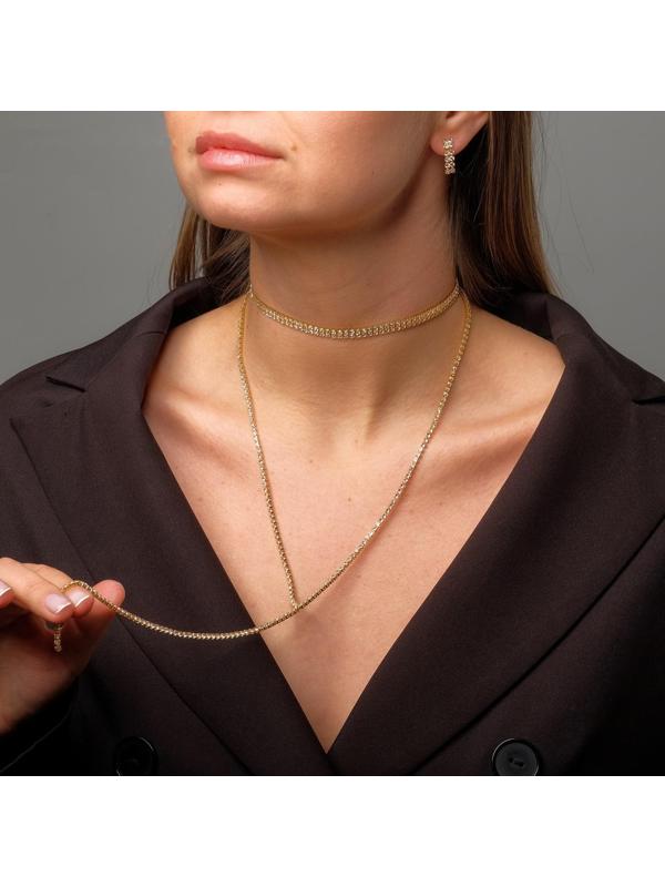 Набор 2 предмета: серьги,  чокер 