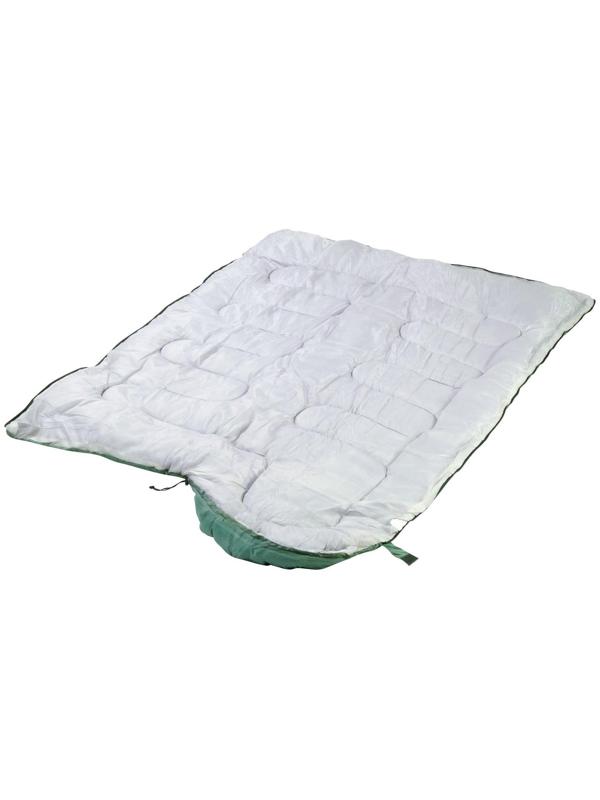 Спальный мешок туристический, 220 х 75 см, до -20 градусов, 700 г/м2, болотный