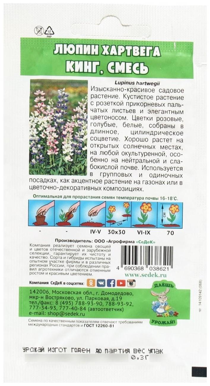 Семена Цветок Люпин 