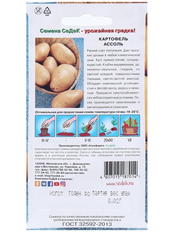 Семена Картофель  