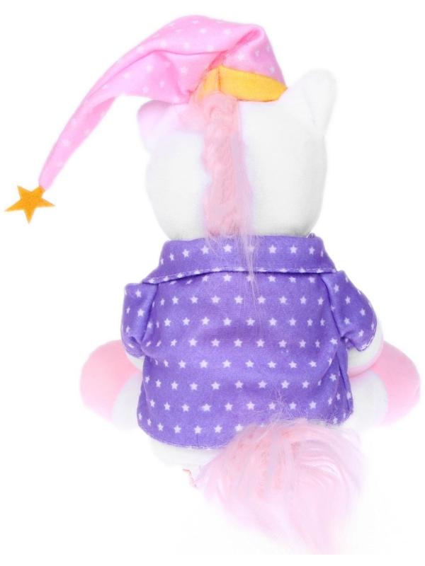 Мягкая игрушка «Единорожка», в пижамке, 21 см