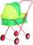 Коляска кукольная №1, цвет лимонный/зелёный