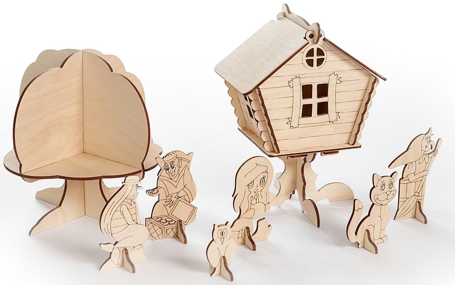 Конструктор деревянный «КубиГрад», «Сказка»