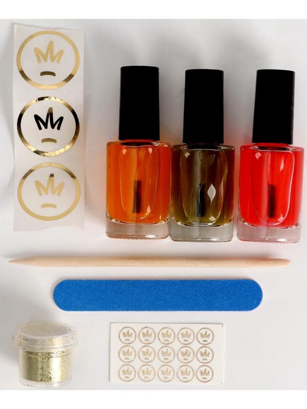 Волшебный маникюр своими руками «Царевны», Варя, 3 цвета