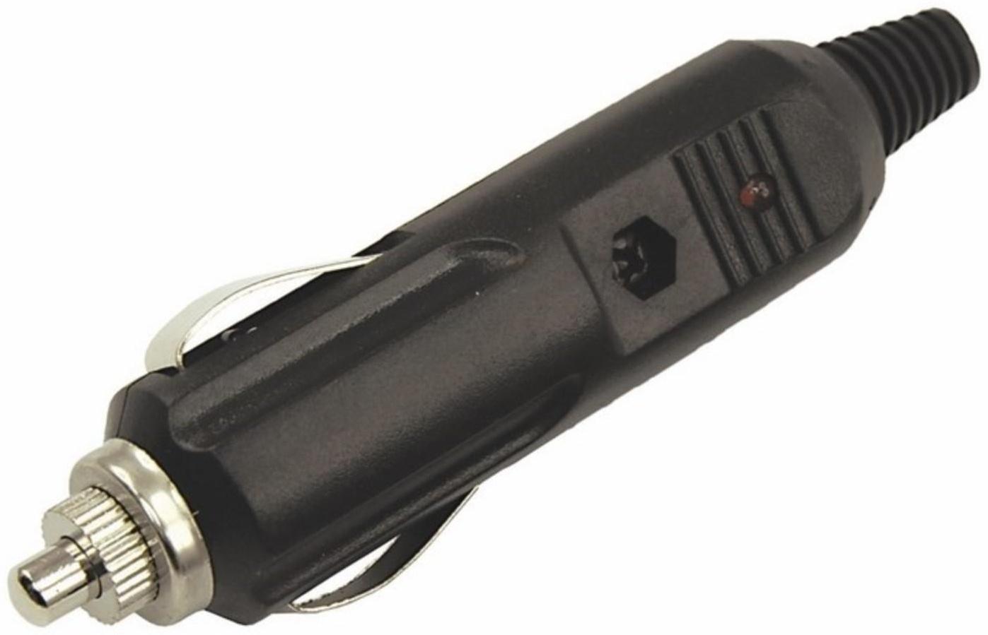 Штекер автоприкуривателя с индикатором Rexant