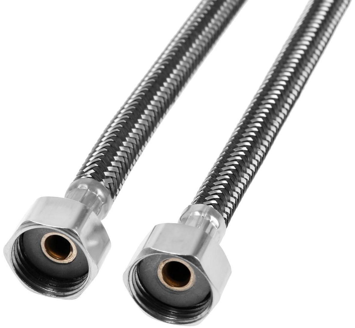 Подводка гибкая для смесителя ZEIN, фибро-нейлон, 1/2