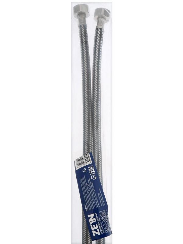 Подводка гибкая для смесителя ZEIN, фибро-нейлон, 1/2