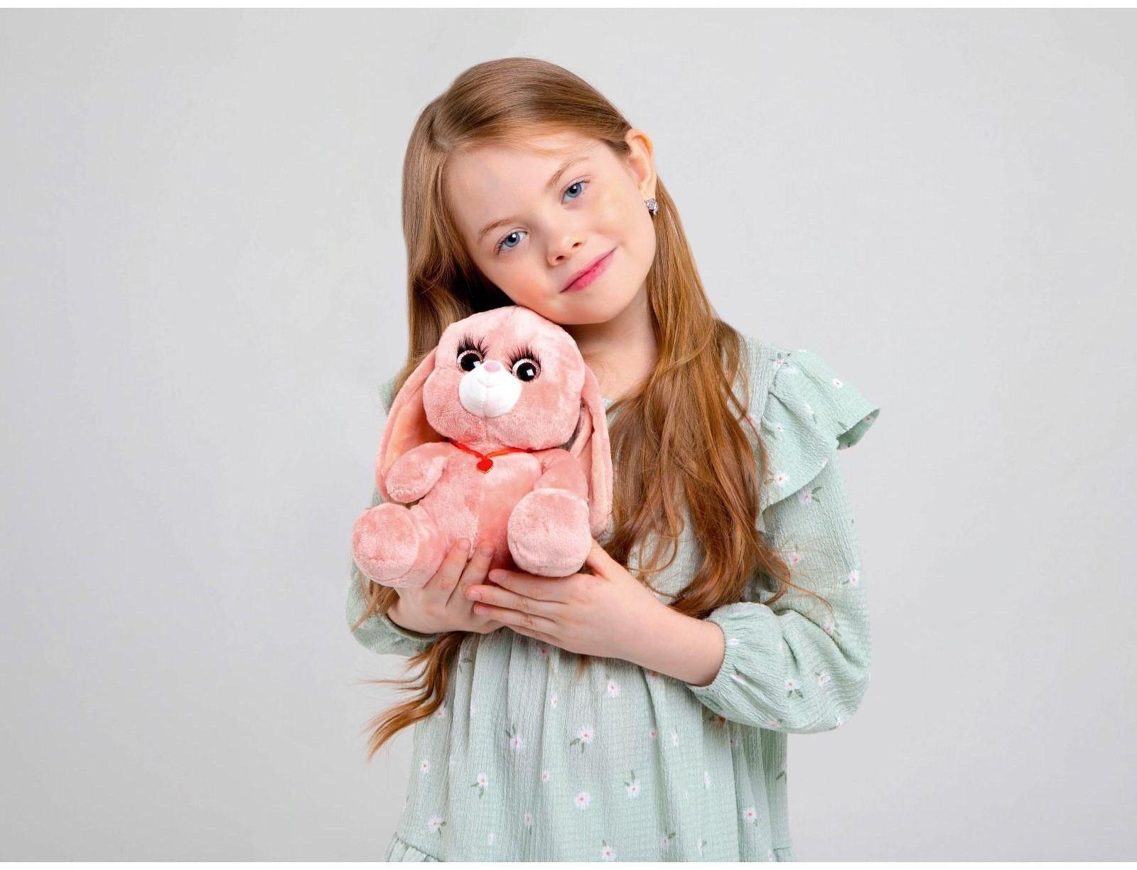 Мягкая игрушка «Зайка Ла-Пу-Ля», цвет розовый, 20 см