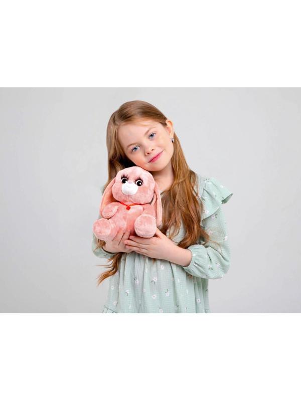 Мягкая игрушка «Зайка Ла-Пу-Ля», цвет розовый, 20 см