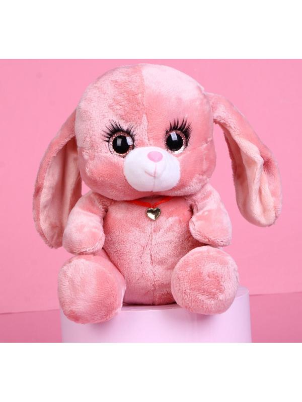 Мягкая игрушка «Зайка Ла-Пу-Ля», цвет розовый, 20 см