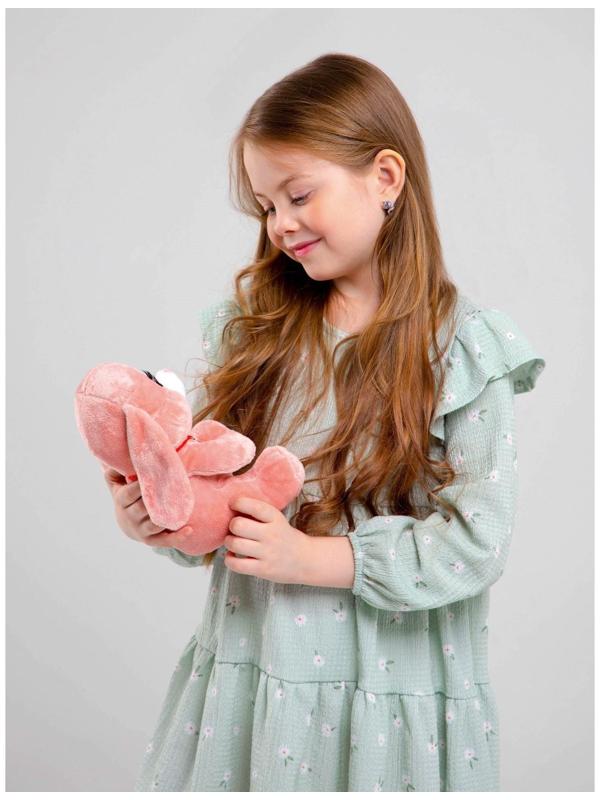 Мягкая игрушка «Зайка Ла-Пу-Ля», цвет розовый, 20 см