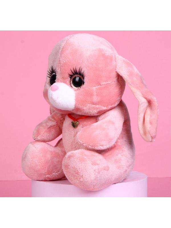 Мягкая игрушка «Зайка Ла-Пу-Ля», цвет розовый, 20 см