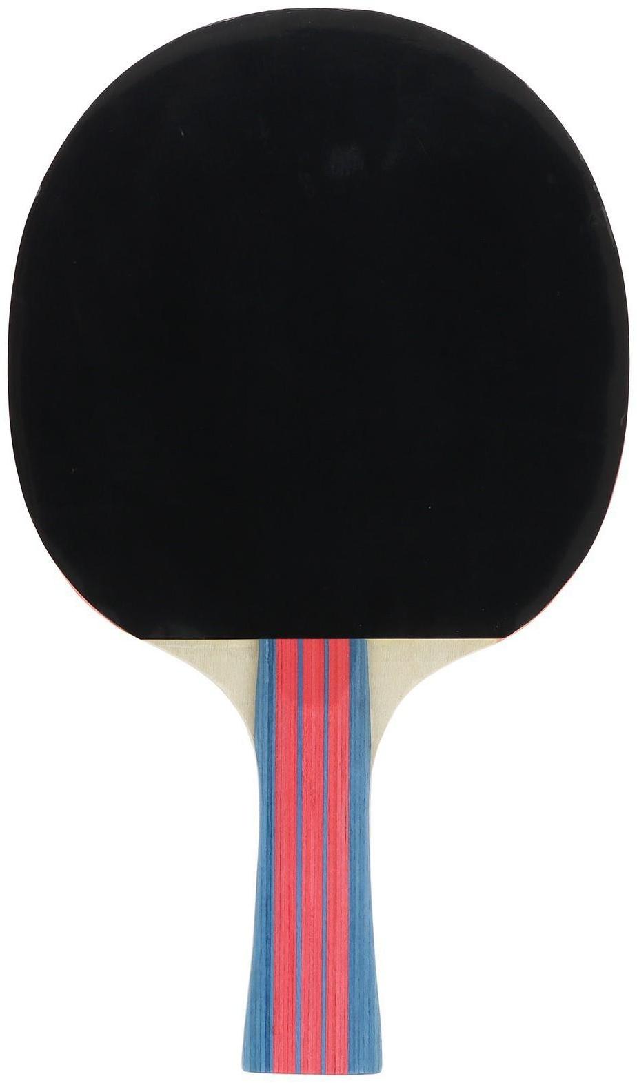 Ракетка для настольного тенниса BOSHIKA Control 9, для начинающих, губка 1,8 мм, коническая ручка