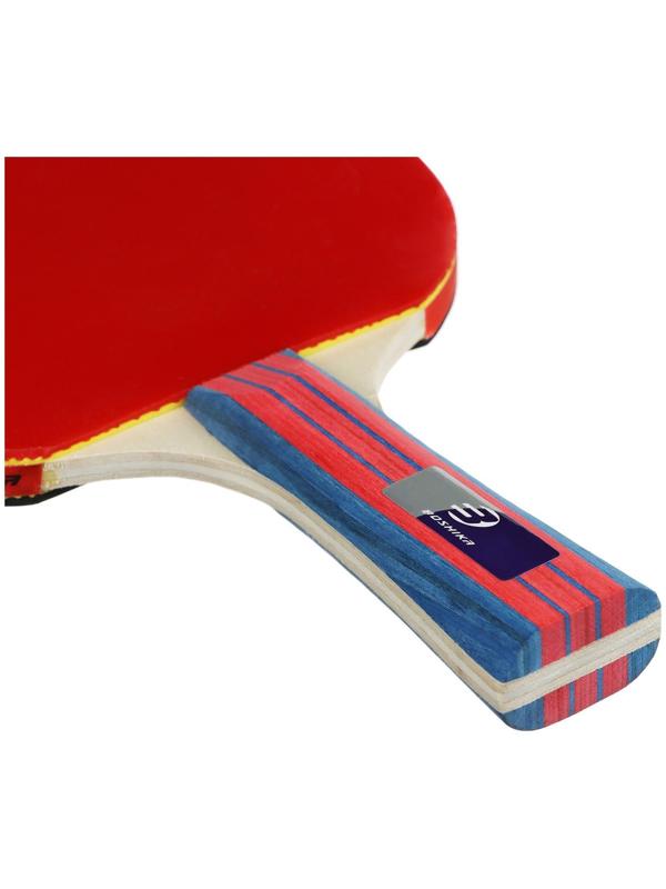 Ракетка для настольного тенниса BOSHIKA Control 9, для начинающих, губка 1,8 мм, коническая ручка