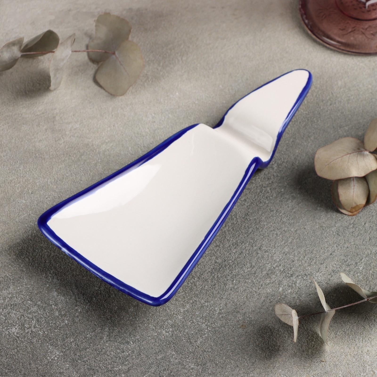 Подставка под ложку Orrizonte, 19×9 см, фарфор