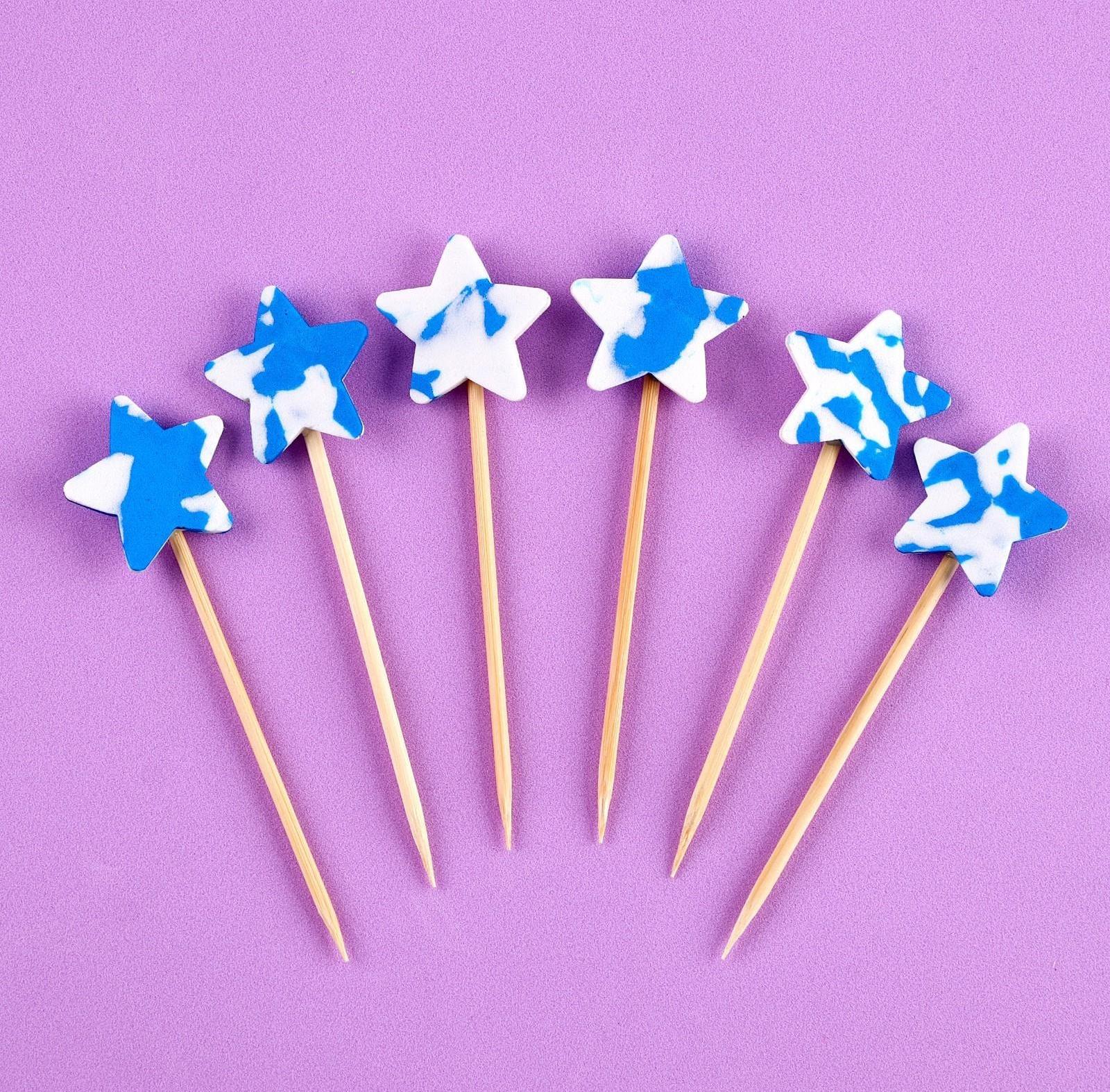 Шпажки звёзды, в наборе 6 штук