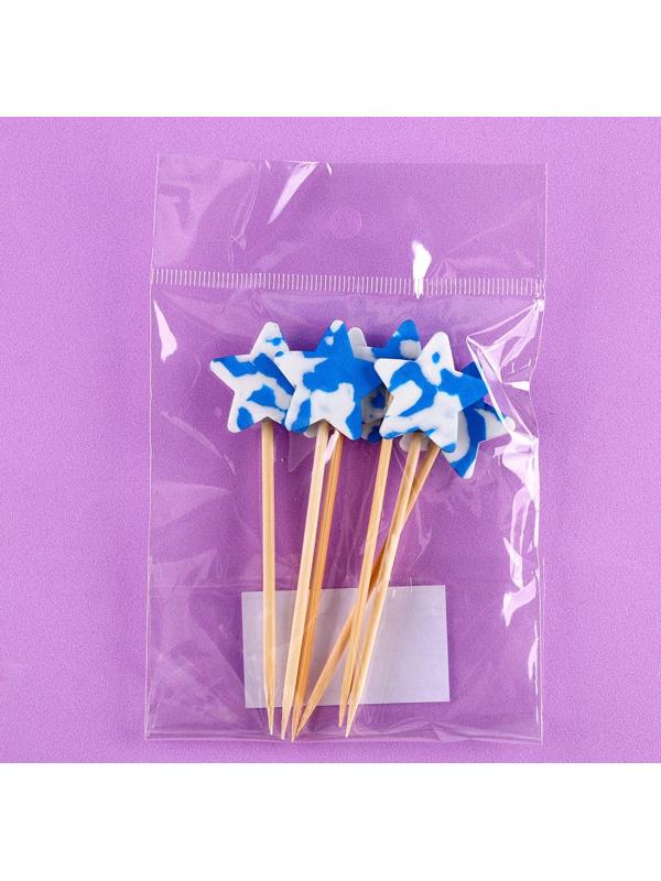 Шпажки звёзды, в наборе 6 штук