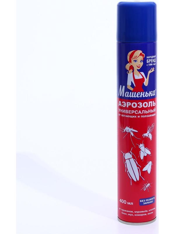 Аэрозоль Машенька, от летающих и ползающих насекомых, инсектицид, флакон, 400 мл