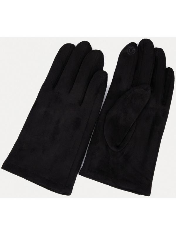 Перчатки мужские, безразмерные, без утеплителя, цвет чёрный