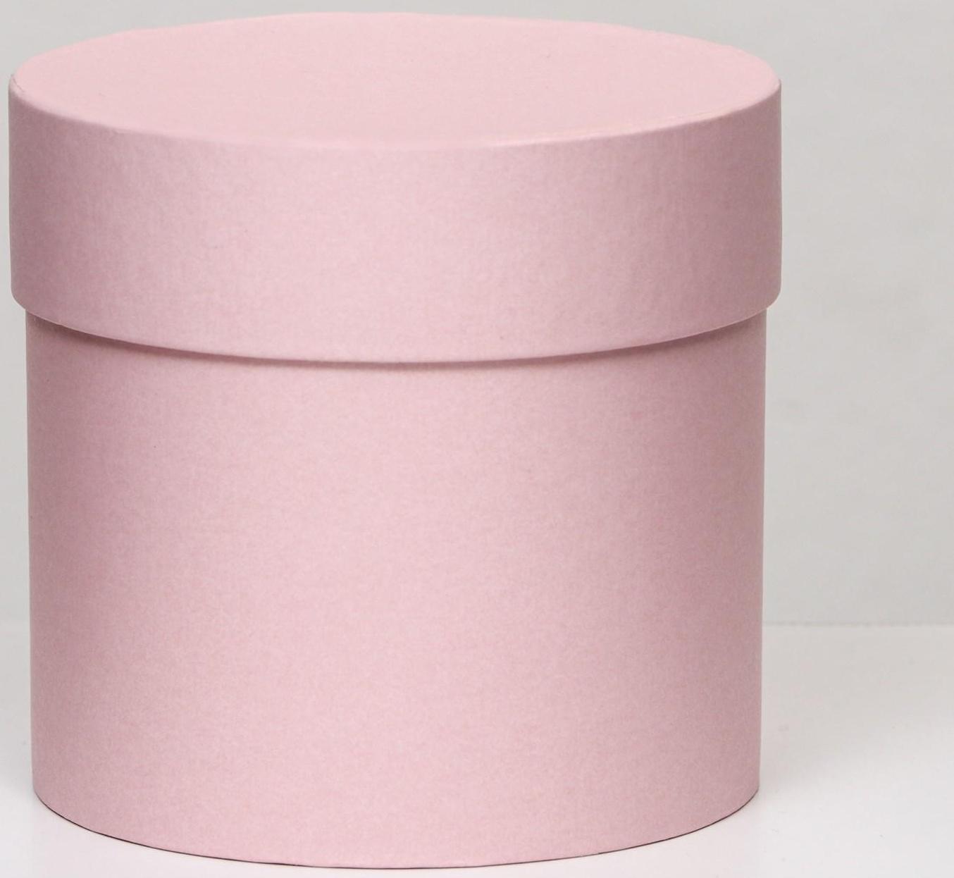 Шляпная коробка розовая, 10 х 10 см