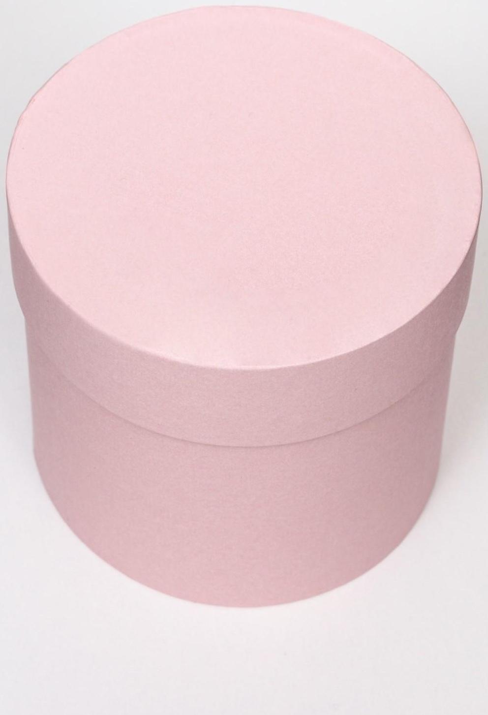 Шляпная коробка розовая, 10 х 10 см