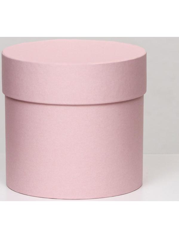 Шляпная коробка розовая, 10 х 10 см
