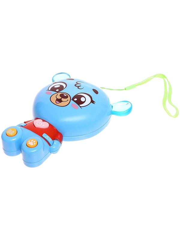 Музыкальная игрушка «Любимые зверята: Мишутка», звук, свет, цвет голубой