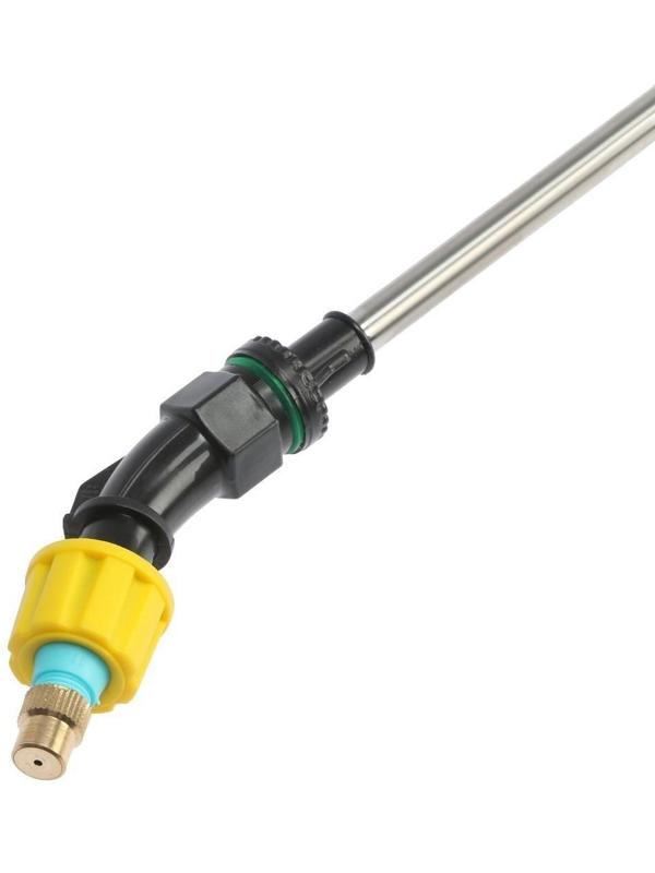 Опрыскиватель аккумуляторный ТУНДРА, 4 В, 2.4 Ач, Li-on, 0.8 л/мин, 2 насадки, шланг 3 м