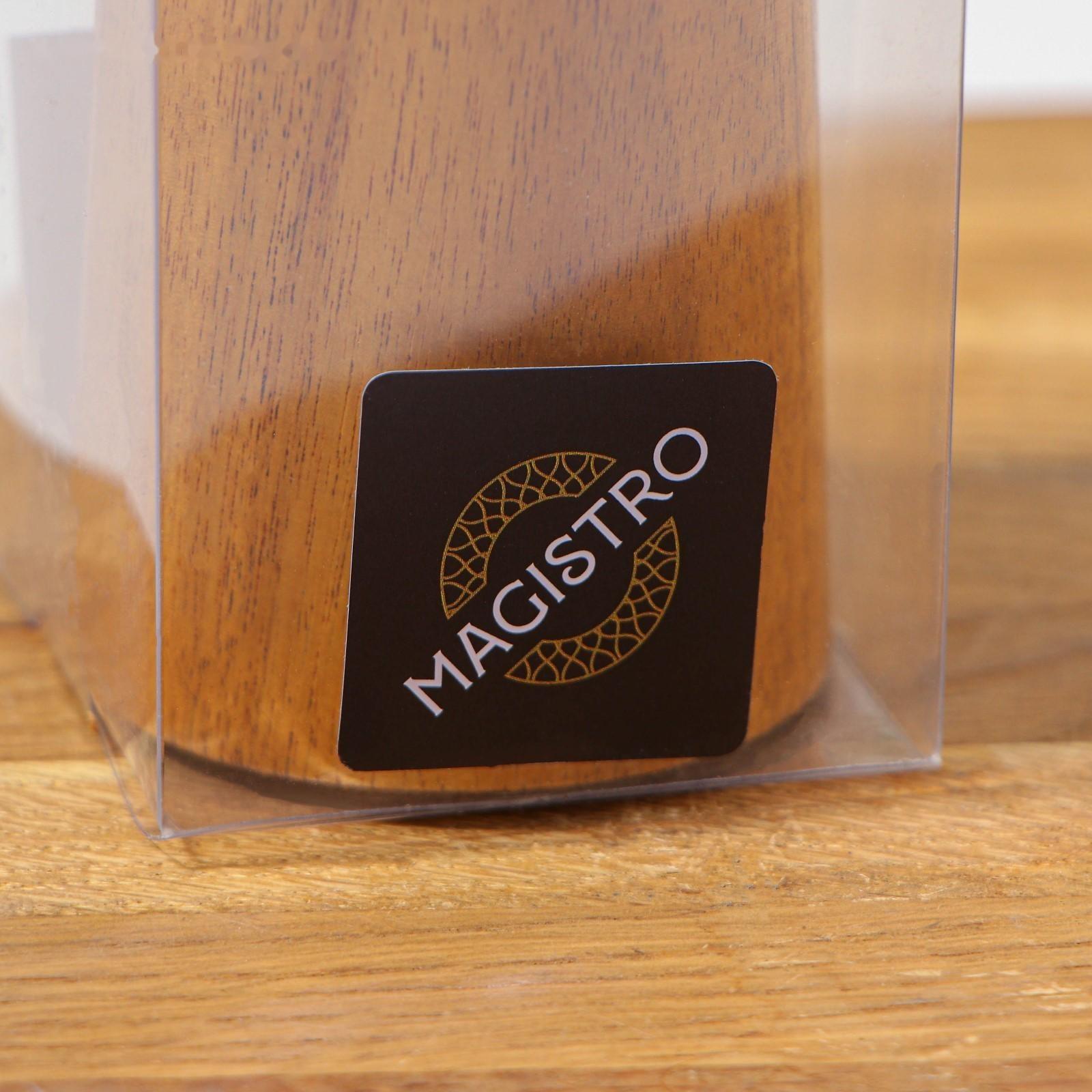 Мельница для специй Magistro Wooden, 5,5×26,5 см, керамический механизм