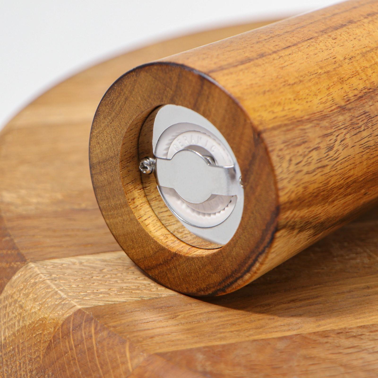 Мельница для специй Magistro Wooden, 5,5×26,5 см, керамический механизм