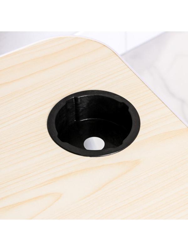 Столик - поднос для завтрака, для ноутбука, складной, белый, 60х40 см