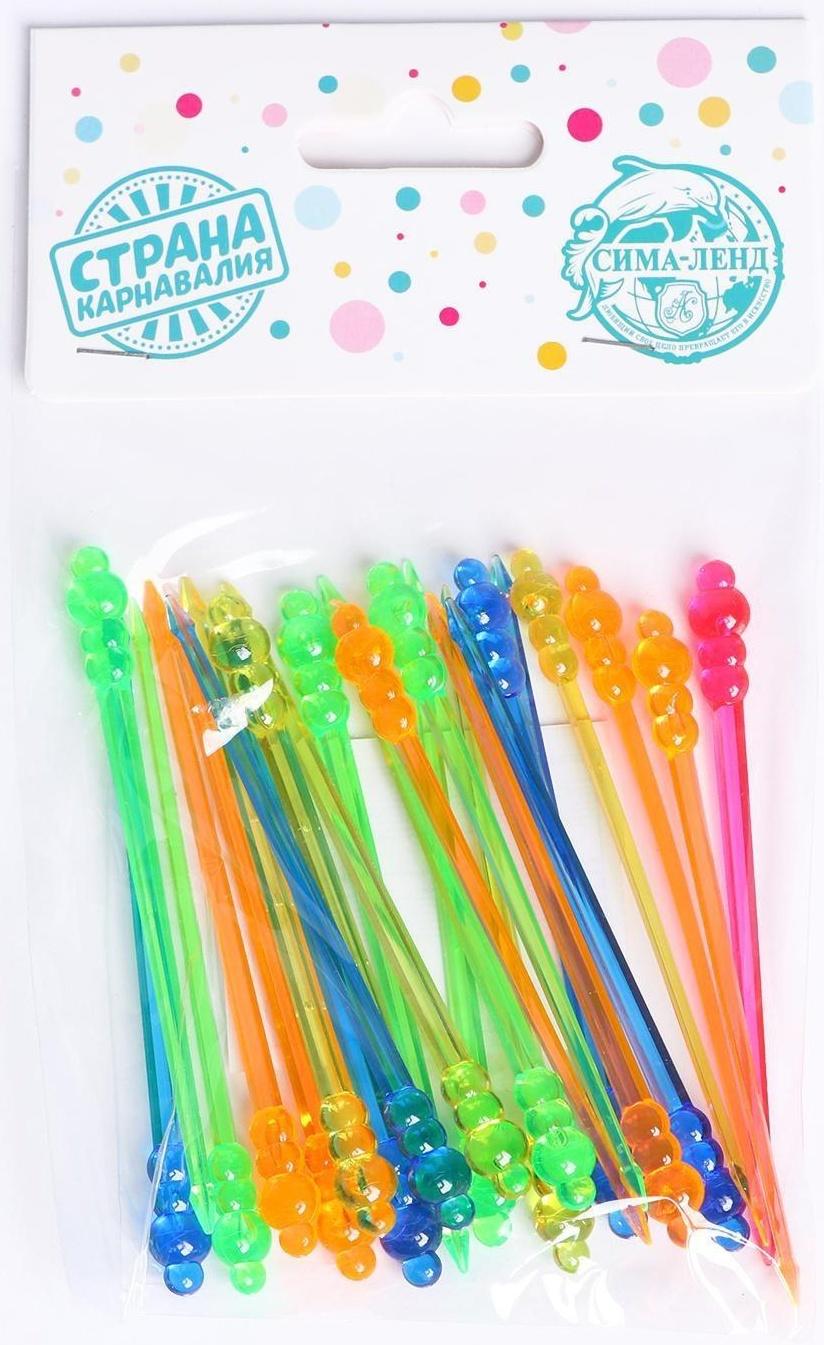 Шпажки для канапе «Шарики», в наборе 24 штуки