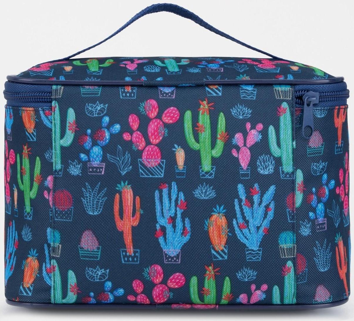 Косметичка на молнии, цвет синий