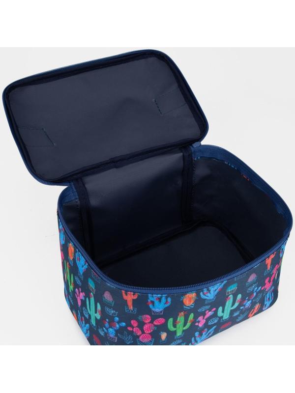 Косметичка на молнии, цвет синий