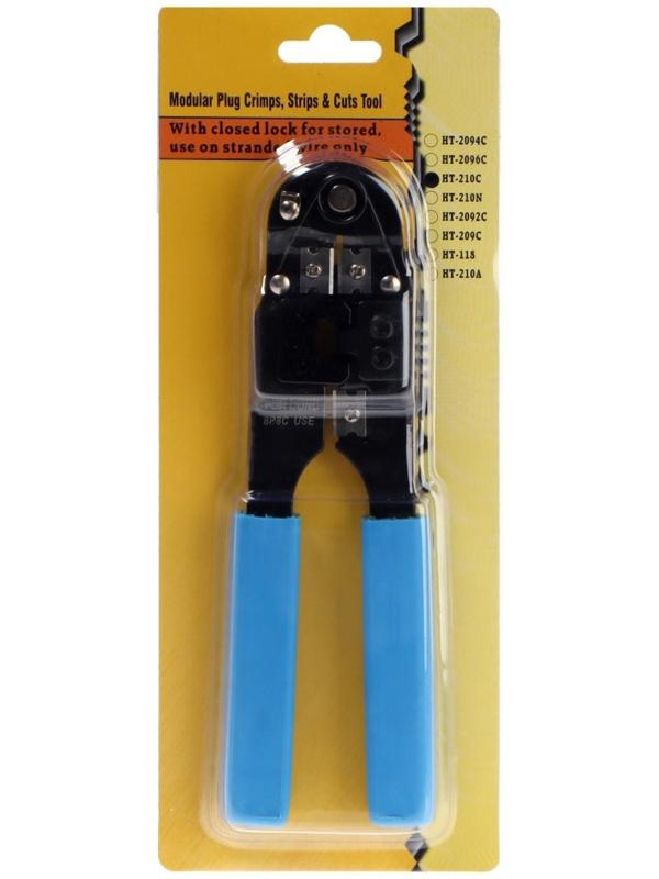 Клещи для обжима и разделки кабелей ExeGate EX-210C, для для RJ45